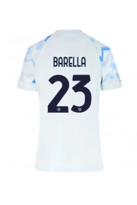 Inter Milan Nicolo Barella #23 Fotballdrakt Borte Klær Dame 2025-26 Korte ermer